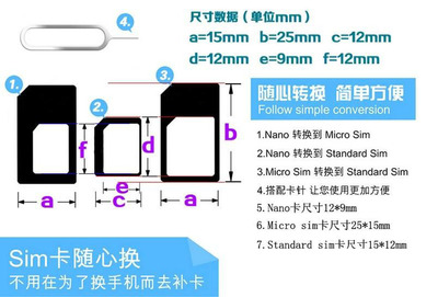 SIM卡卡套使用全攻略 小卡轉(zhuǎn)大卡的不變之選